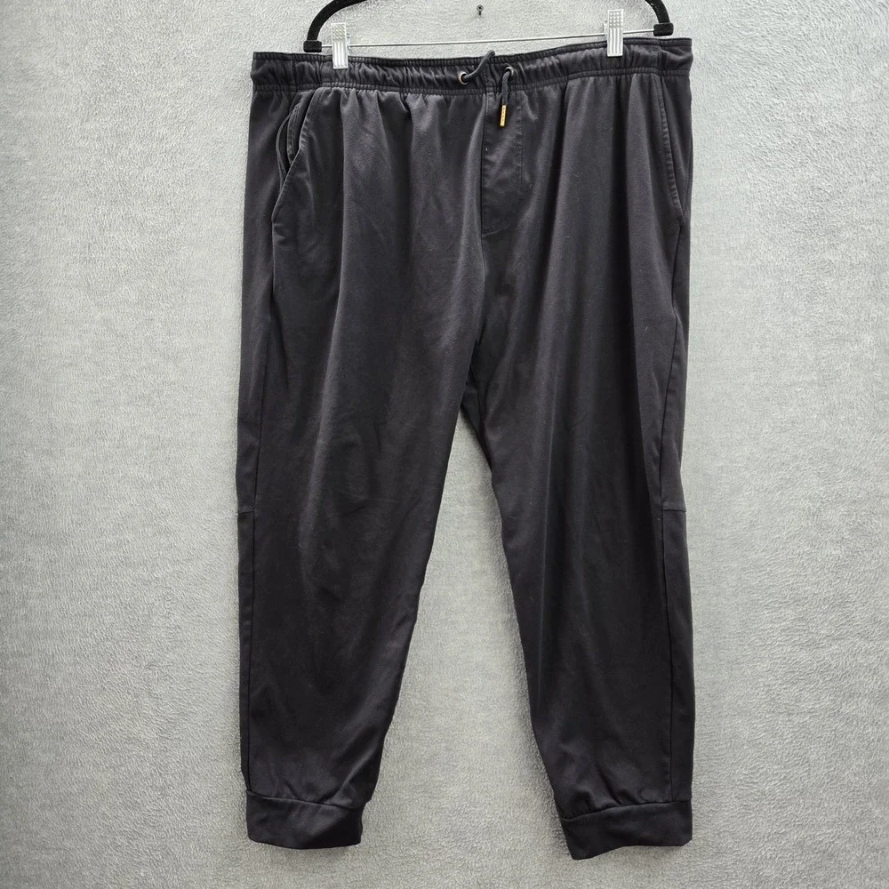 01.ALGO Men Activewear Pants XL Black Jogger U1 PERFORMANCE Athletic READD